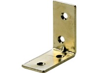 Hettich Stoličkový uholník, pomosadzená oceľ, 8 ks, 40 x 40 x 15 mm