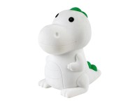 Rabalux Detské nočné svietidlo dinosaur DINOO 0,45W 30lm 3000K+RGB IP20 14x13cm