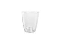 Plastkon Kvetináč Ornella transparentný pr. 11 x 12,5 cm