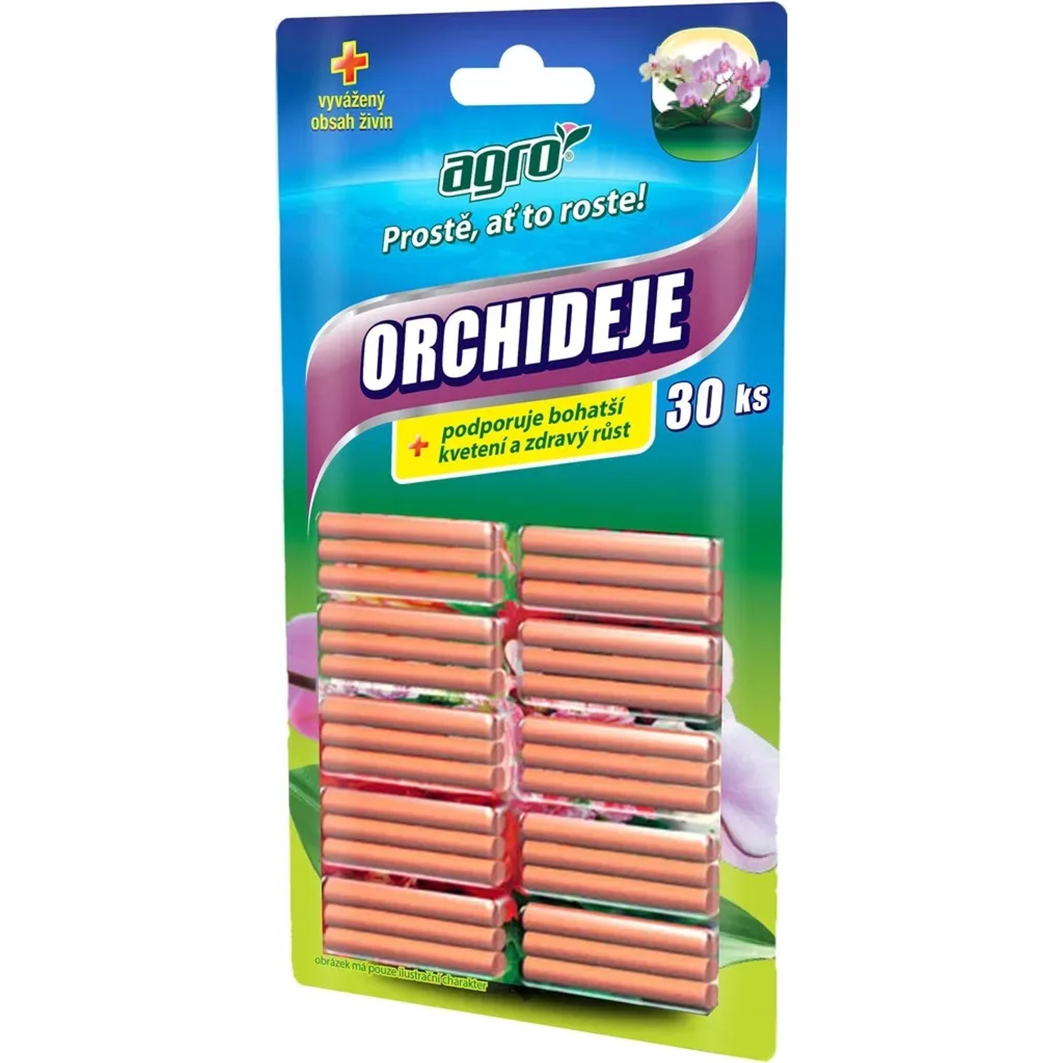 E-shop AGRO Tyčinkové hnojivo pre orchidey 30 ks