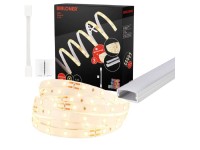 Briloner LED pásik samolepiaci teplá biela, doplnková súprava, 4 m