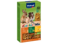 Vitakraft Pochúťka pre hlodavce Kräcker Trio Mix med, zelenina, citrusy, 3 ks