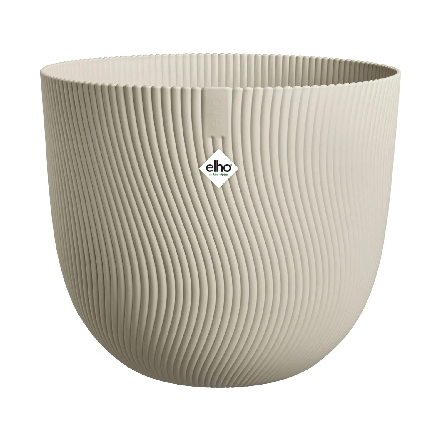 E-shop Elho Kvetináč Sereh Round béžový pr. 25 x 21 cm