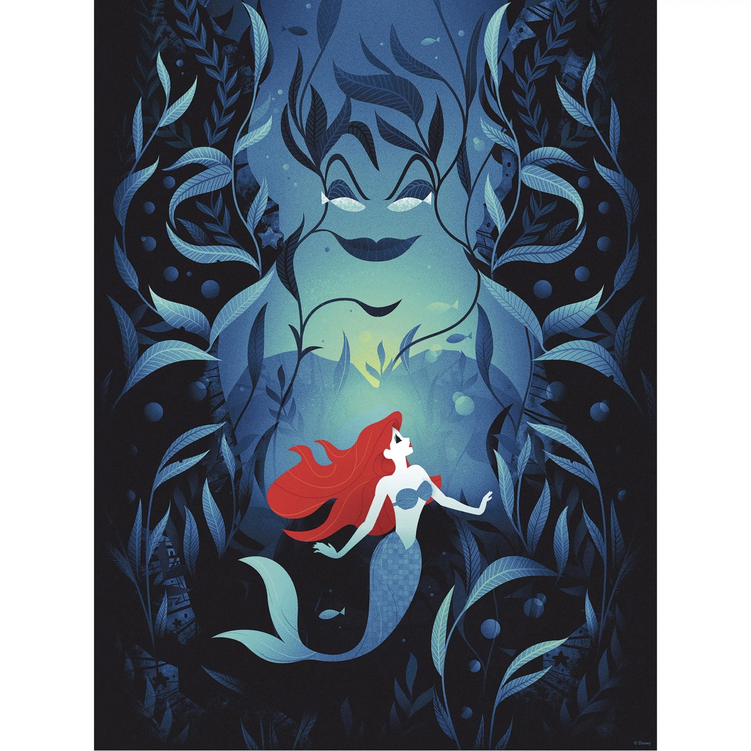 E-shop Komar Plagát Disney Ariel Ursula 30 x 40 cm