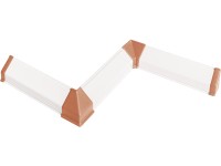 Kaindl Súprava rohov a koncoviek na lišty k pracovnej doske 1087 hnedá