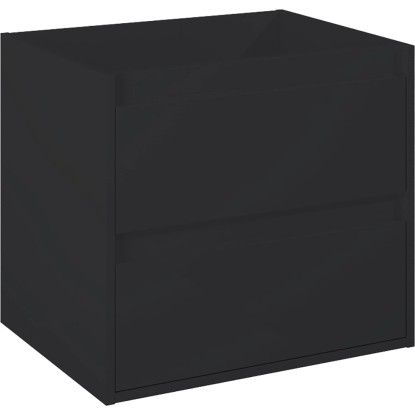 Maximus Skrinka pod umývadlo Sisi, 2 zásuvky, matná čierna, 60 cm