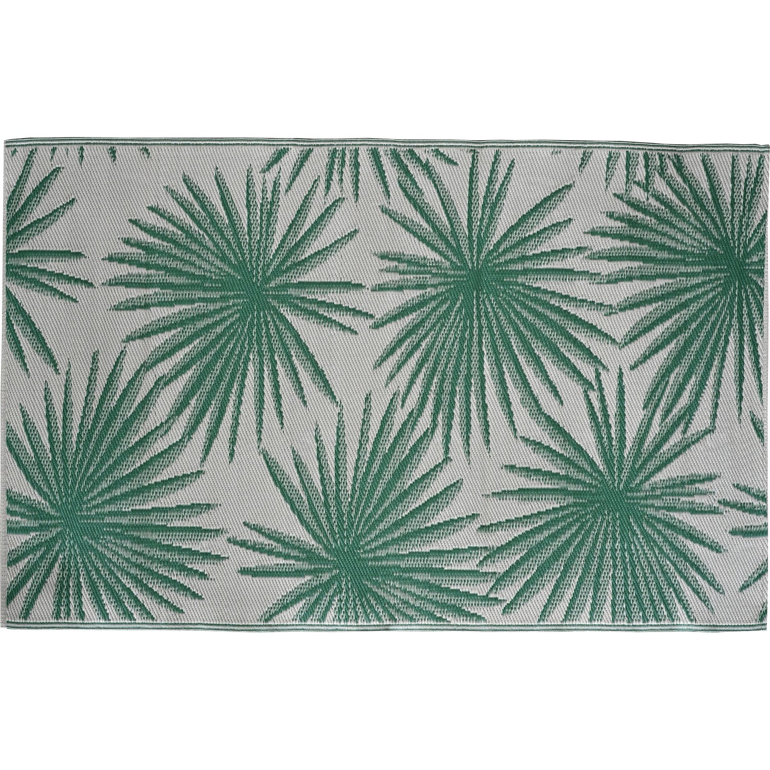 E-shop OBI Vonkajší koberec béžovo-zelený palmový list 180 x 120 cm