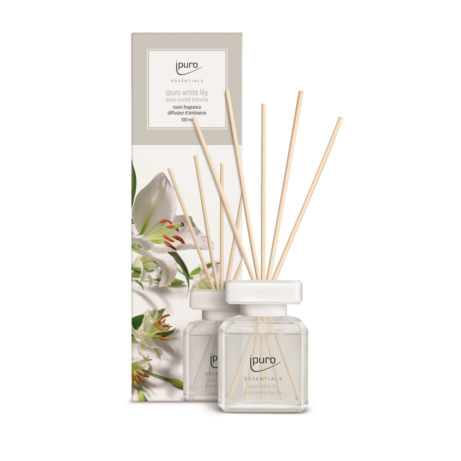 E-shop Ipuro Aroma difuzér Essentials White Lily 100 ml