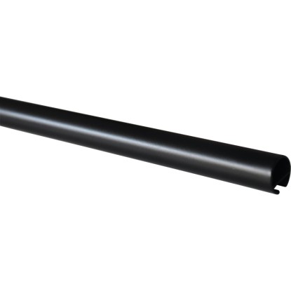 GARDINIA Záclonová tyč Chicago s vnútornou drážkou čierna matná pr. 20mm x 240cm