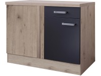 Flex-Well Kuchynská skrinka Lara spodná rohová 110 x 57,1 x 32 cm