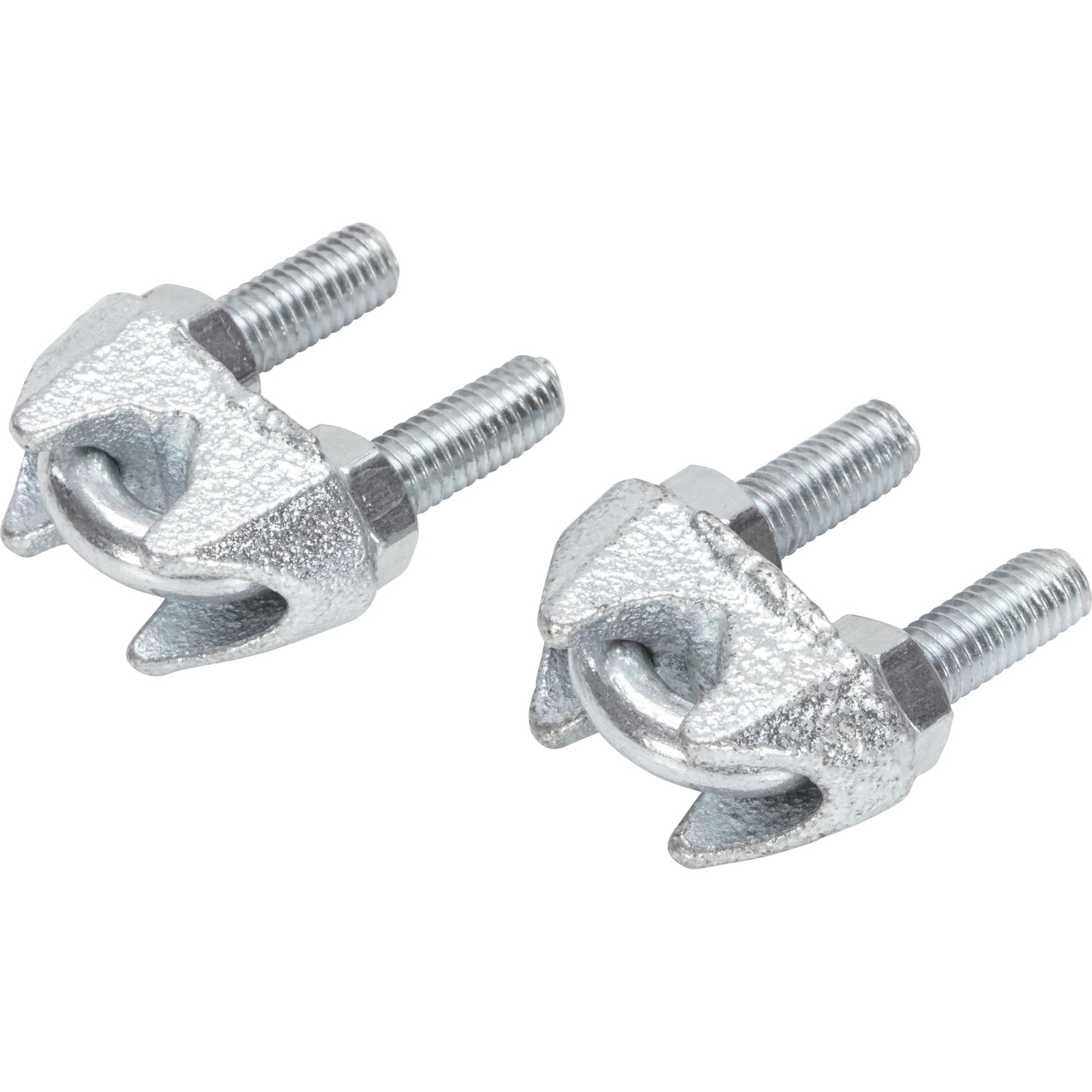 E-shop LUX-TOOLS Lanová svorka pozinkovaná oceľ, 32 x 30 mm, 2 ks, pre laná s pr. 6-8 m