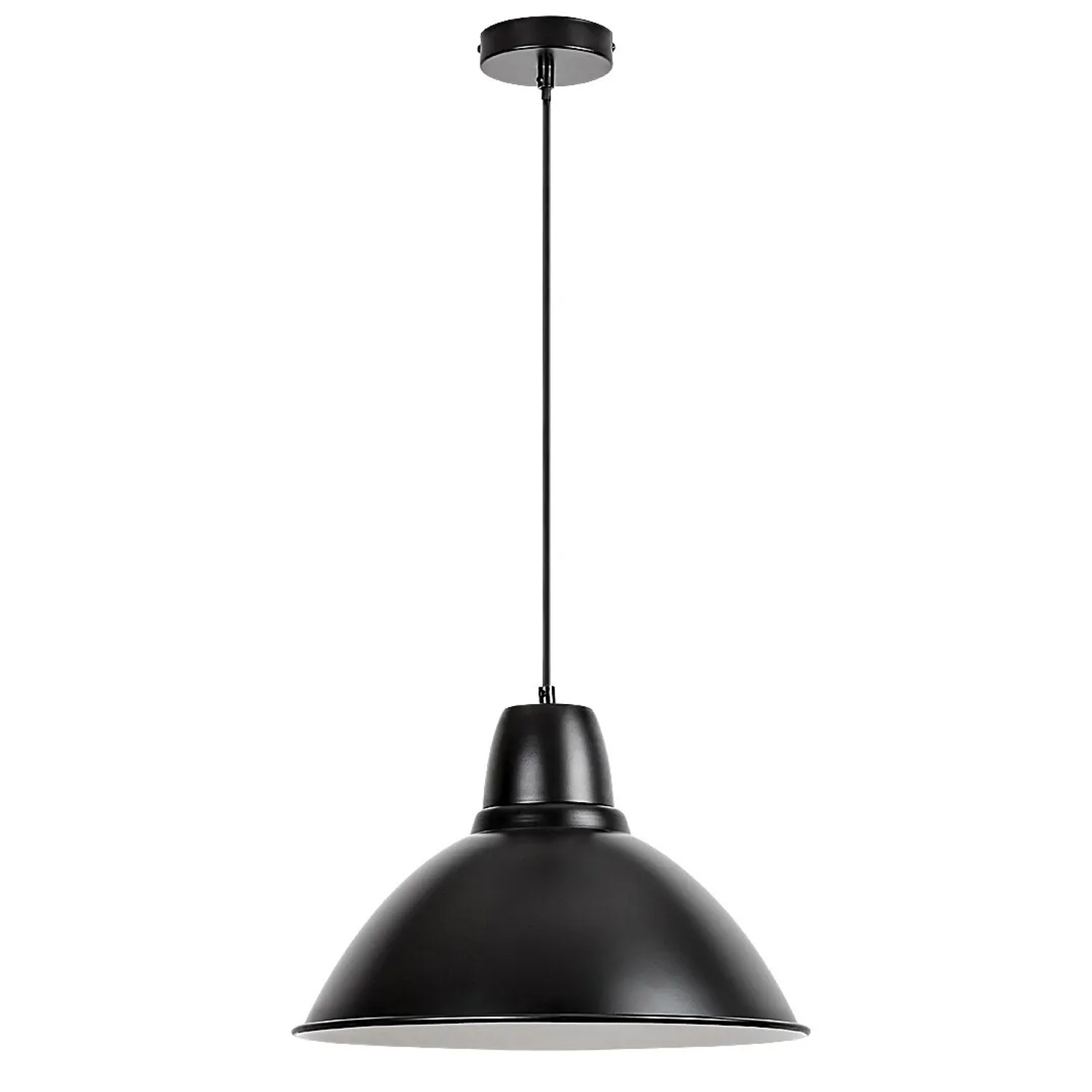 E-shop Rabalux Závesný luster Wilbour, čierna, pr. 36 x 120 cm