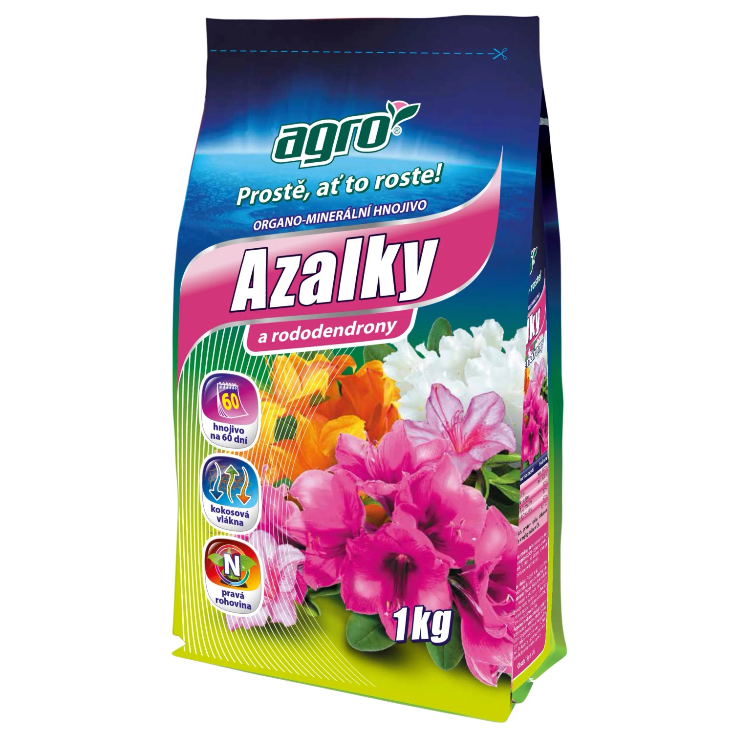 E-shop AGRO Organo-minerálne hnojivo pre azalky a rododendrony 1 kg