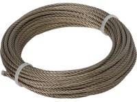 LUX-TOOLS Drôtené lano nerezová oceľ, pr. 3 mm x 10 m