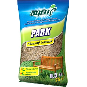 Balenie trávneho semena "Park" pre hustý a odolný trávnik. Ideálne pre záhrady a parky.