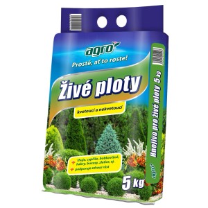 Balenie hnojiva na živé ploty pre kvitnúce a nekvitnúce živé ploty, 5 kg.