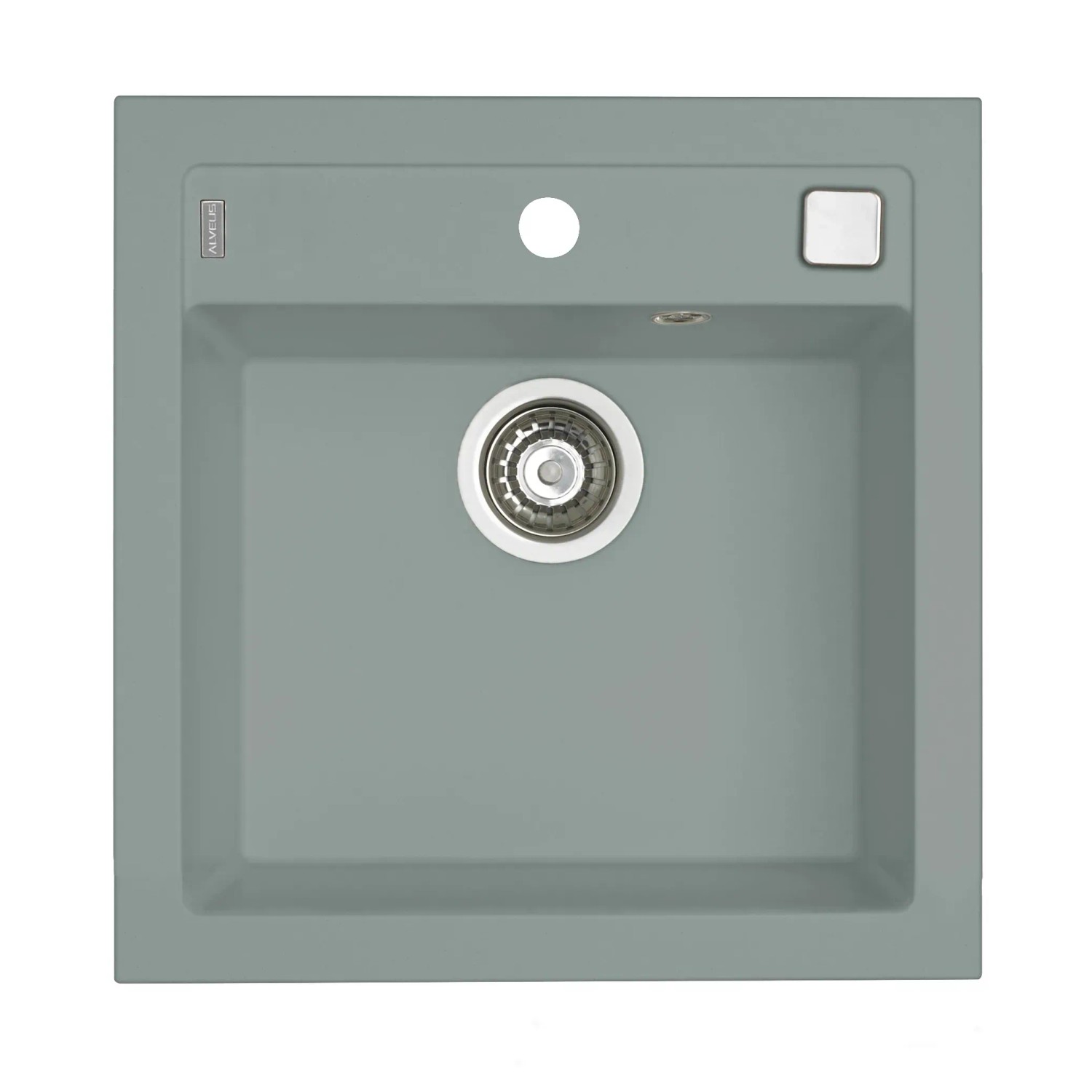 E-shop Alveus Granitový drez Formic 20, betón, 52 x 51 cm