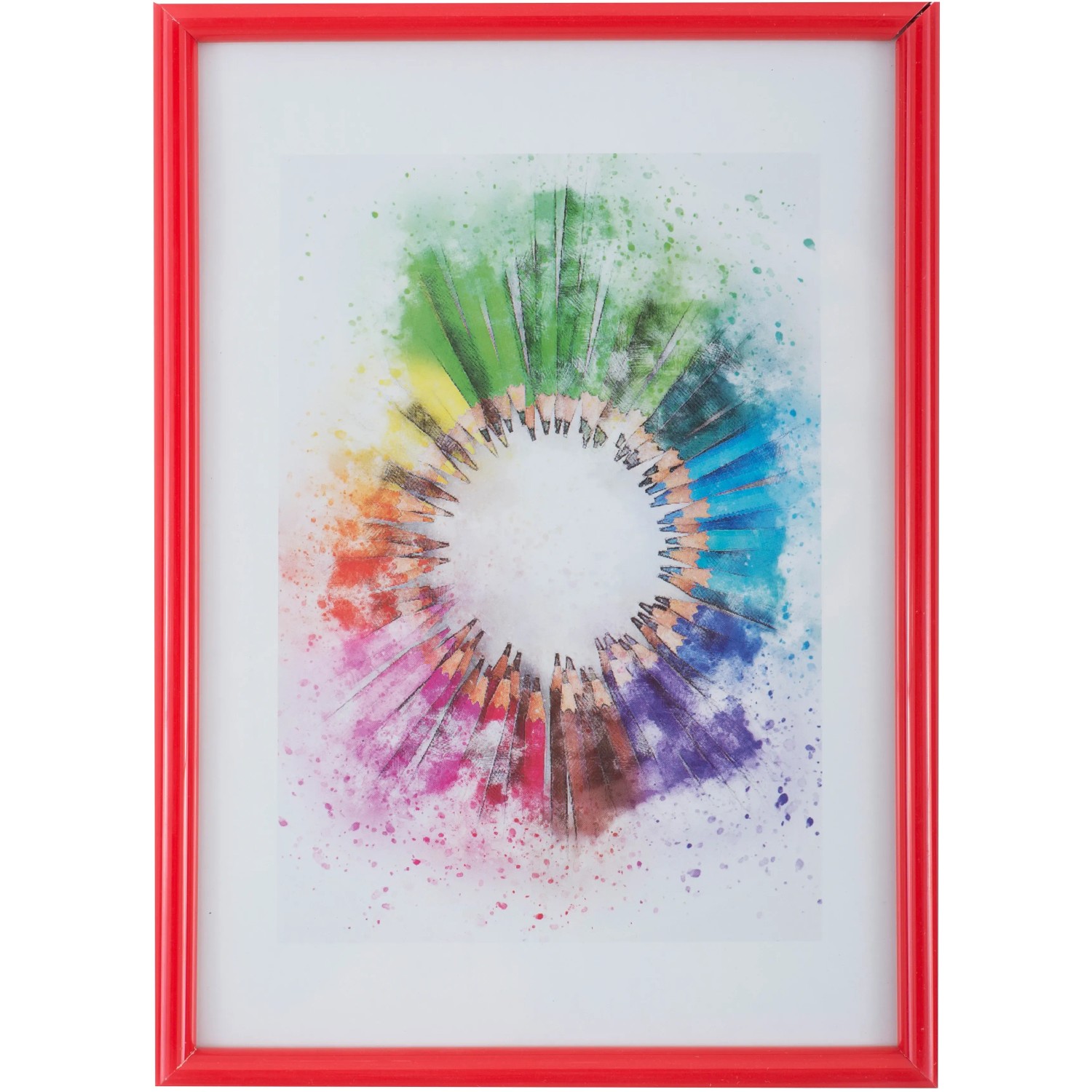 E-shop Bondecor Fotorám plastový FAST červený, 21 x 30 cm
