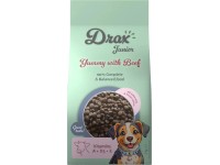 Drax Krmivo pre psov Junior s hovädzím, 3 kg