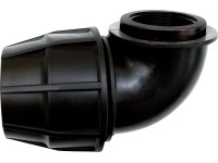 LUX-TOOLS PE koleno 90° 20 mm s vnútorným závitom 18,6 mm (1/2