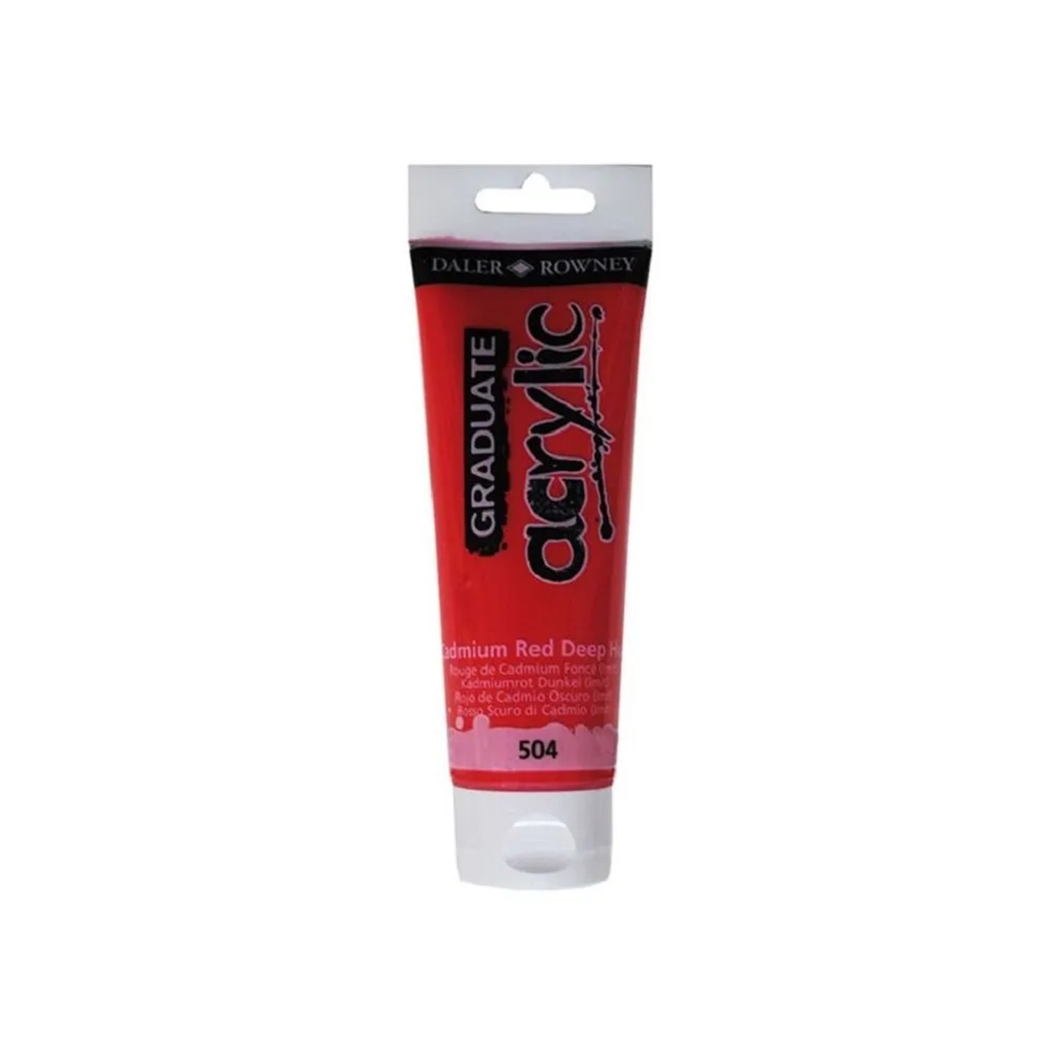 E-shop Daler Rowney Akrylová farba GRADUATE kadmium červené tmavé, 120 ml
