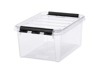 SmartStore Skladovací box Classic s vekom, transparentný, 25 x 34 x 16 cm, 8 l