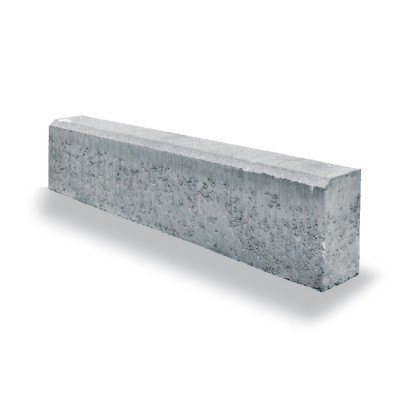 Semmelrock Obrubník rovný sivý 100 x 25 x 8 cm