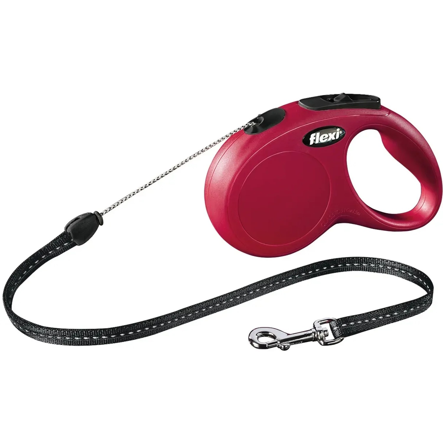 E-shop Flexi Vodítko pre psov Classic lanko S červené 5 m