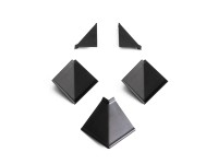 Kaindl Súprava rohov a koncoviek pre lišty k pracovnej doske 2190 čierna