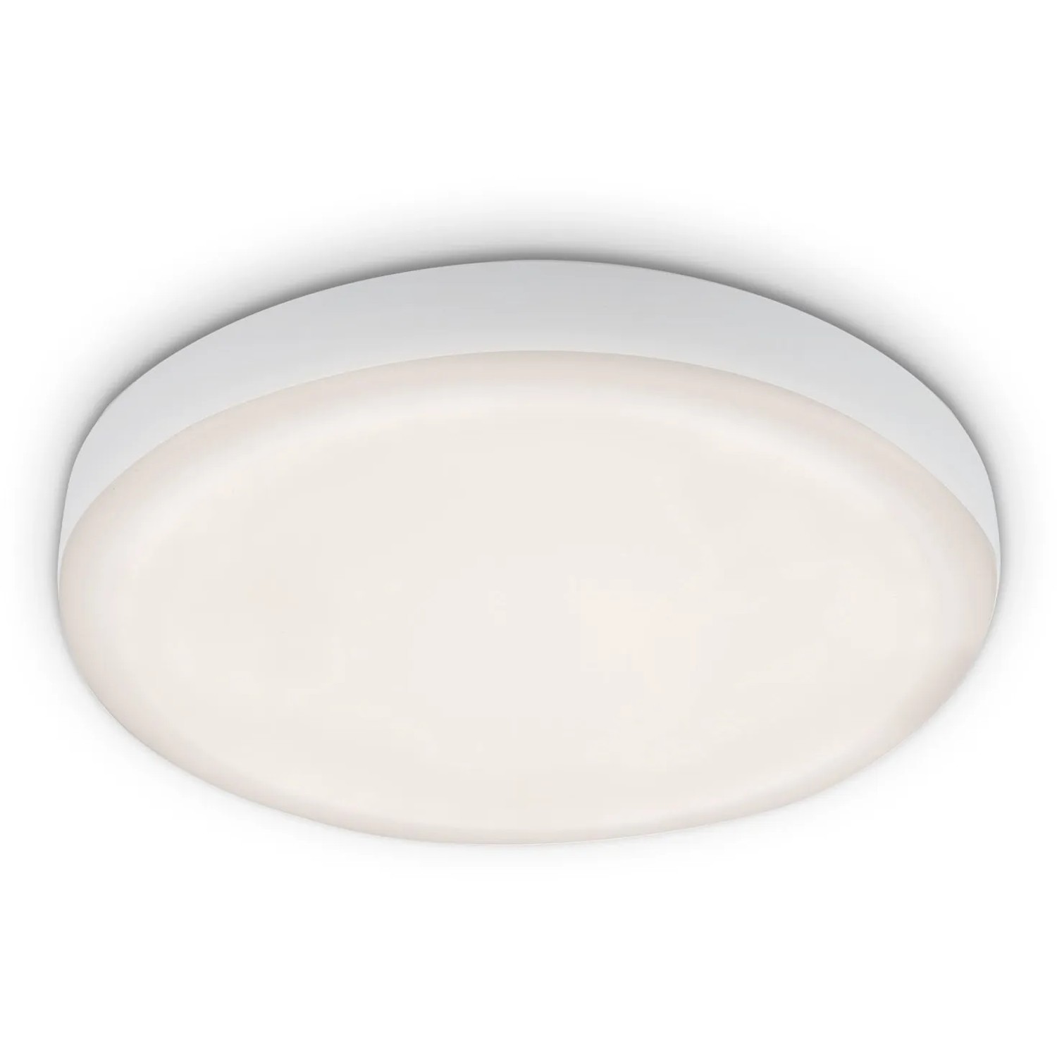 E-shop Briloner Vstavané LED svietidlo Plat biele, 1 ks, pr. 10 cm, neutrálne biele