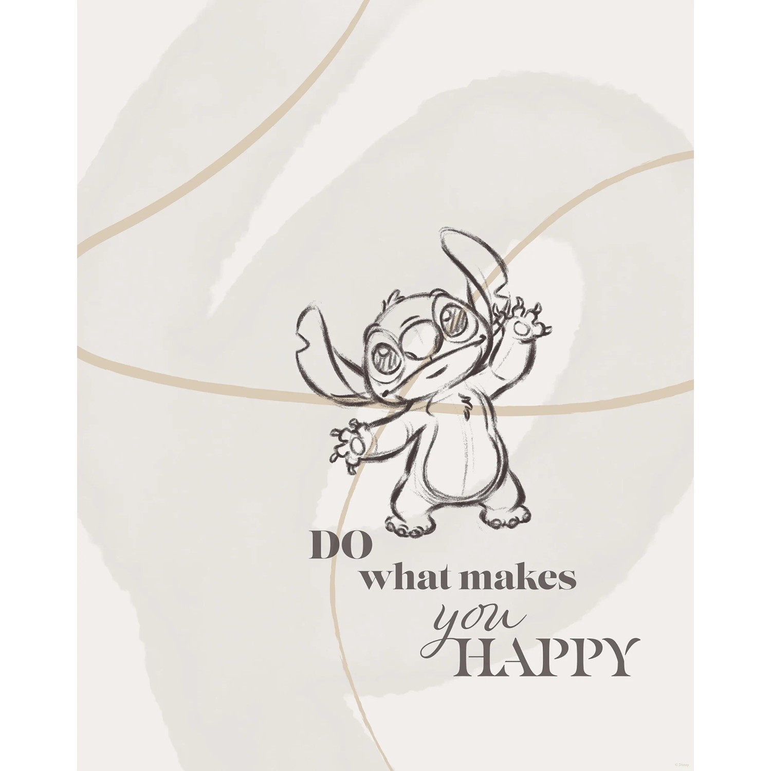 E-shop Komar Plagát Disney Lilo and Stitch Do What Makes You Happy 40 x 50 cm