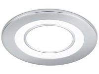 Trio Vstavané LED svietidlo Core chróm pr. 80 mm