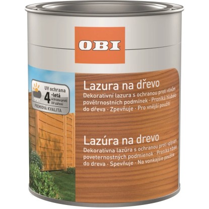 OBI Lazúra na drevo smrekovec 750 ml