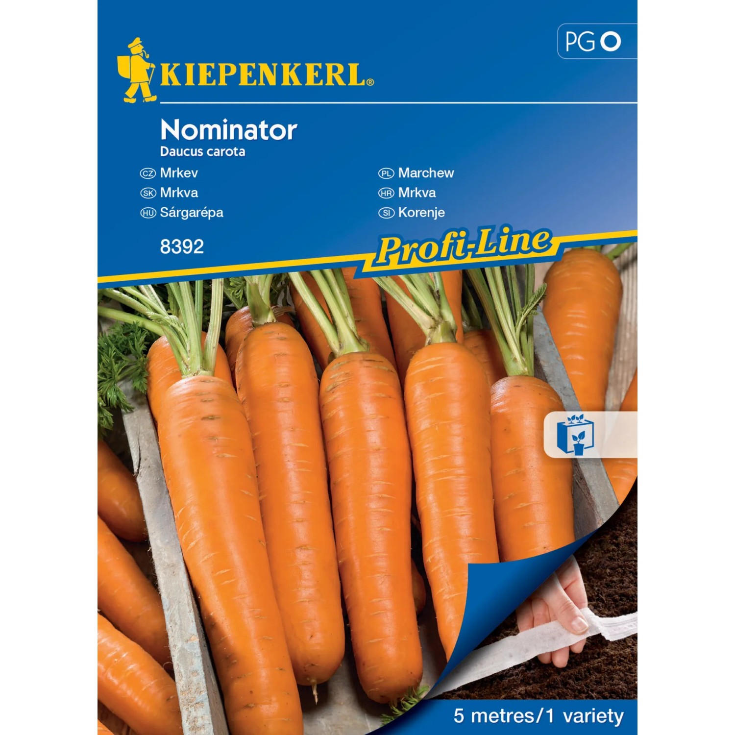 E-shop KIEPENKERL Mrkva (Daucus carota ssp. sativus) Nominator, F1