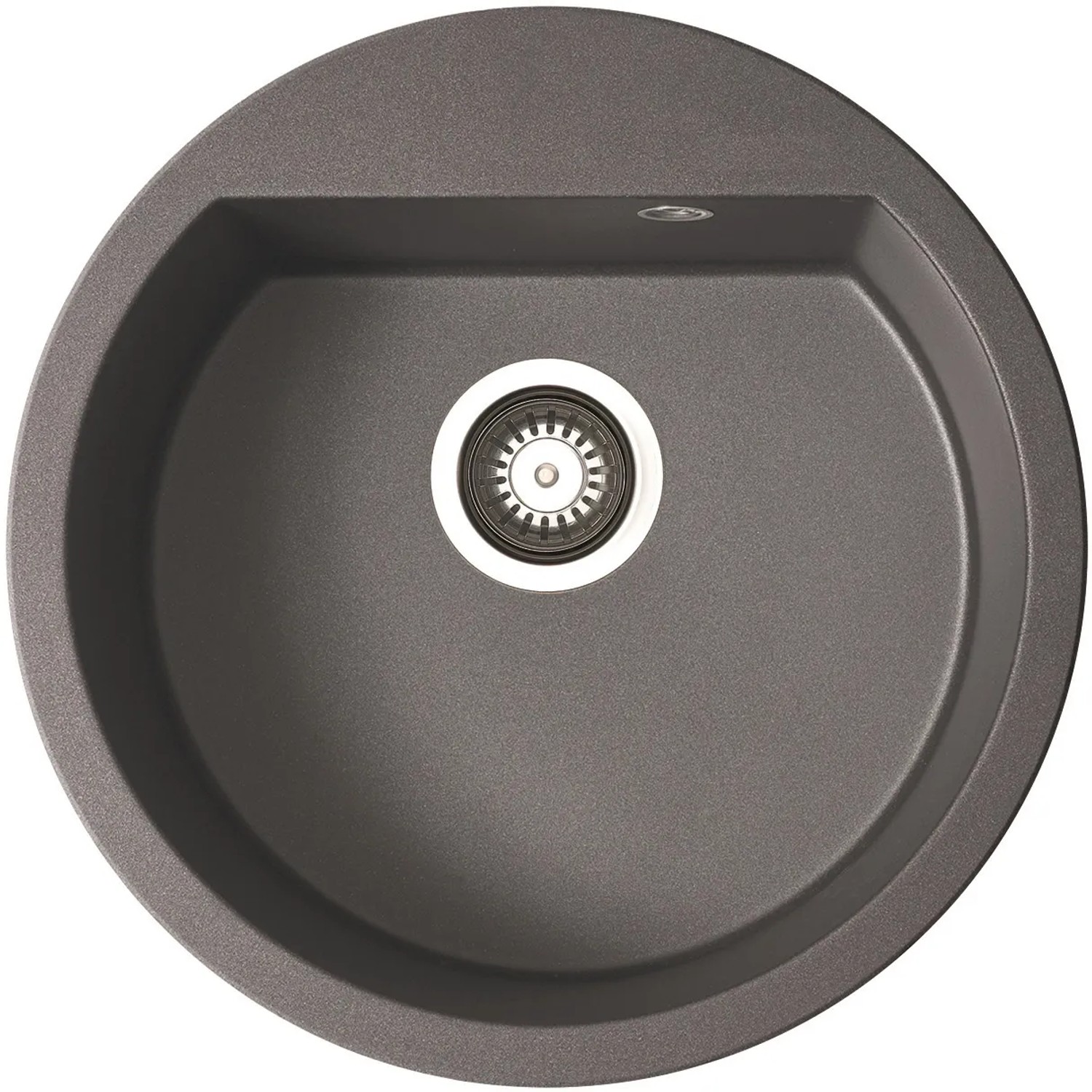 E-shop Pyramis Granitový drez Alazia 1B, iron grey, pr. 51 cm