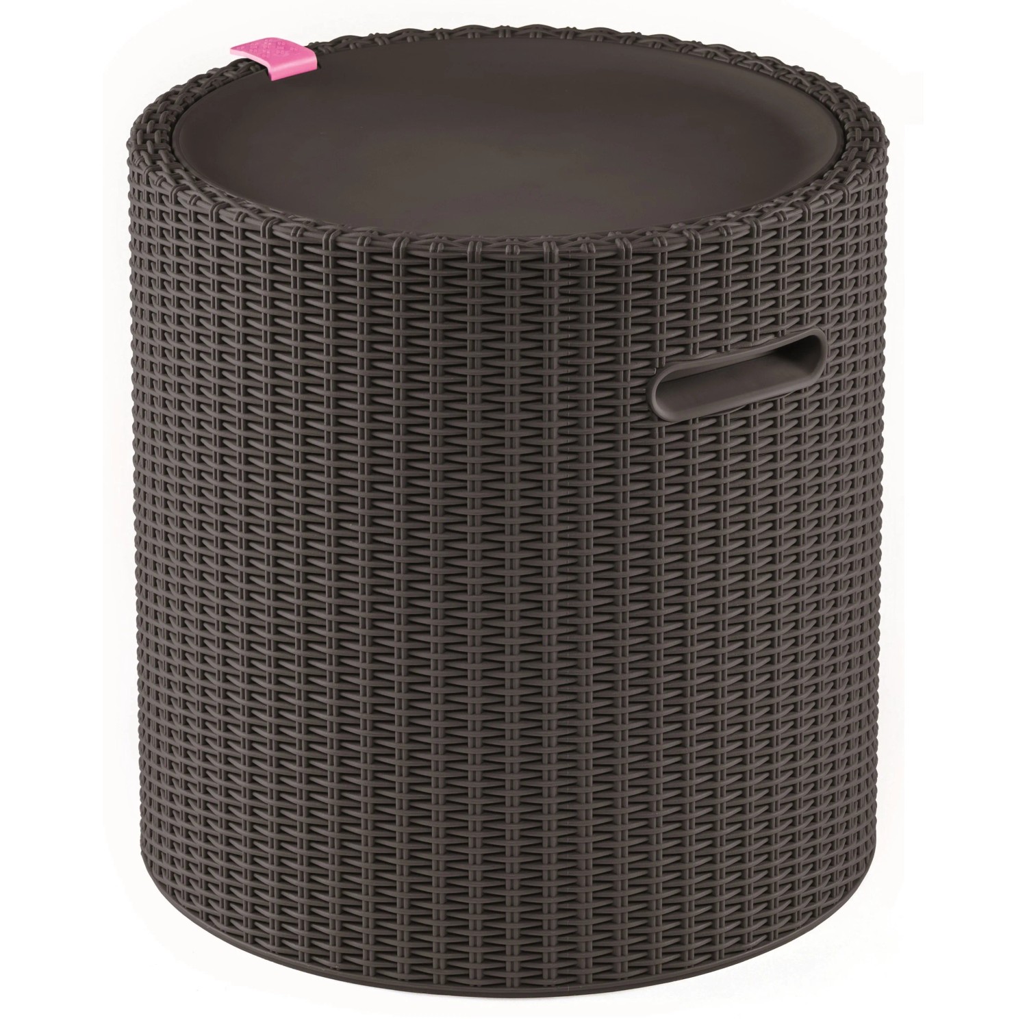 E-shop KETER Úložný stolík Cool Stool, antracitová, pr. 43,7 x 44,3 cm