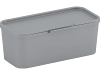 Úložný box Divider Low s vekom sivý