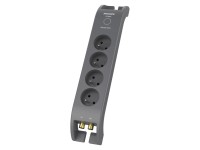 PHILIPS Prepäťová ochrana anténny 4 zásuvky, 2 m, sivá