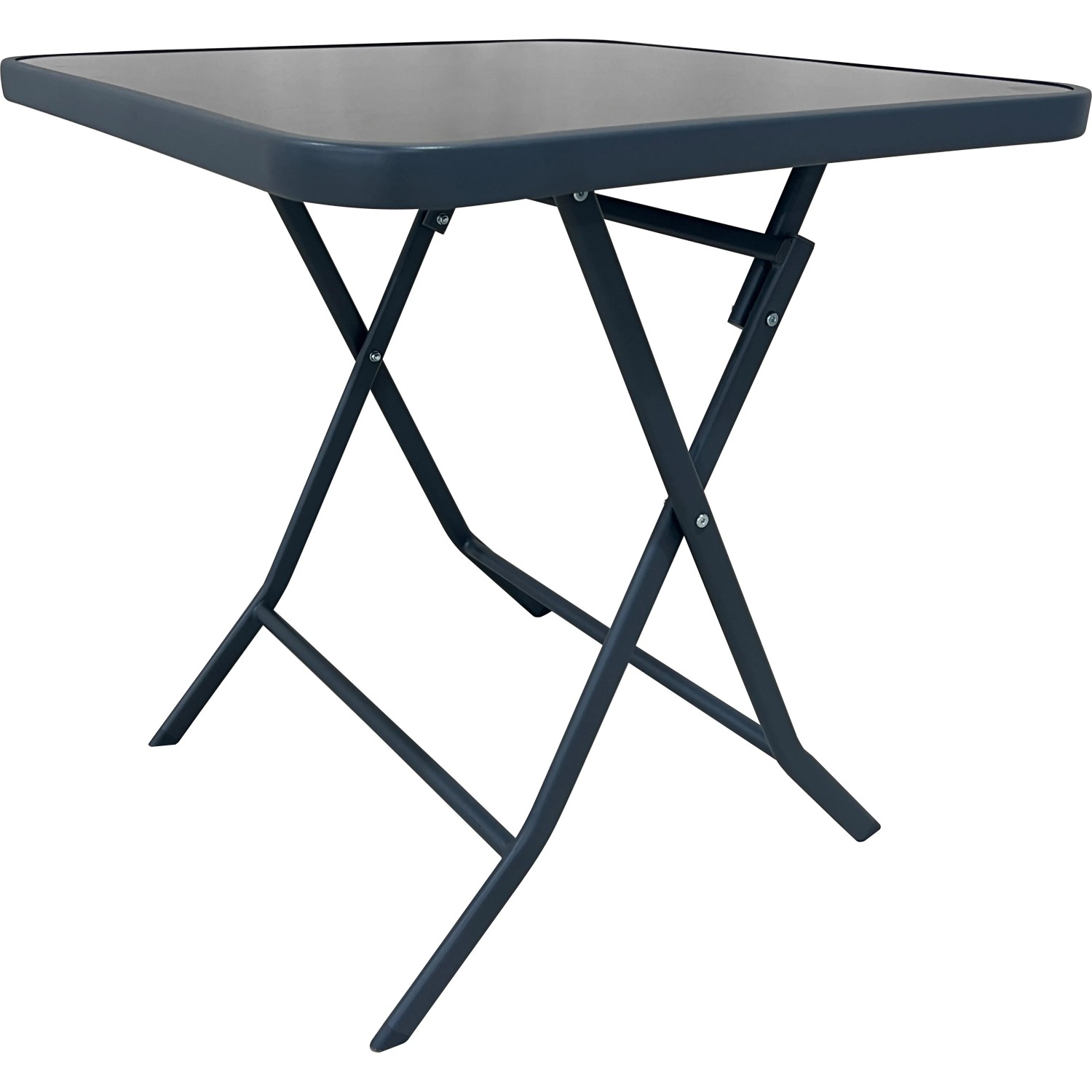 E-shop OBI Skladací stôl Toconao antracitový 70 x 70 x 70 cm