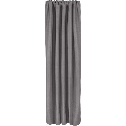 OBI Záves s tunelom tmavosivý 2-dielna súprava 135 cm x 250 cm