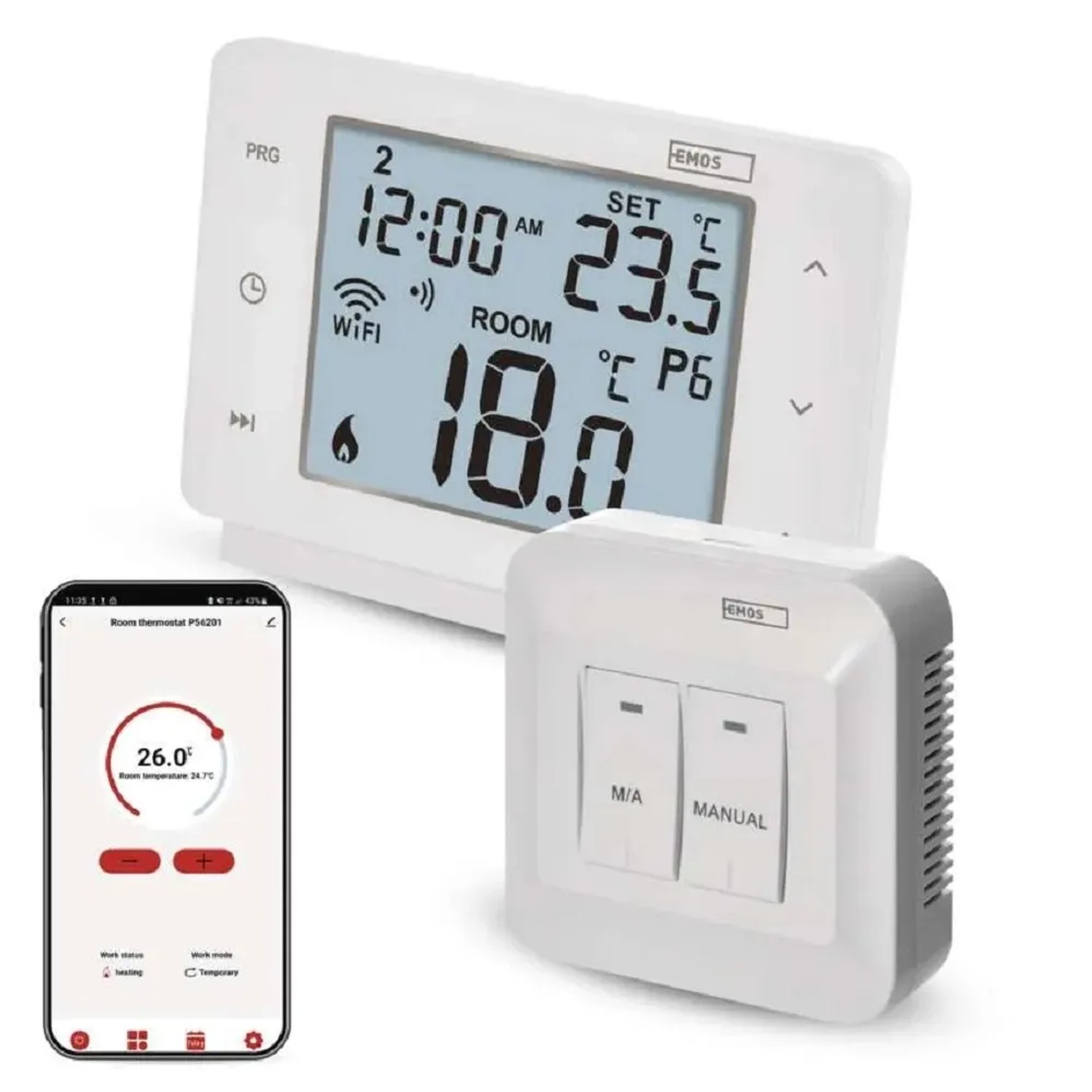 E-shop EMOS Izbový programovateľný bezdrôtový WiFi GoSmart termostat P56211