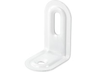Nastaviteľný uholník biely práškový nástrek 39 mm x 28 mm x 22 mm