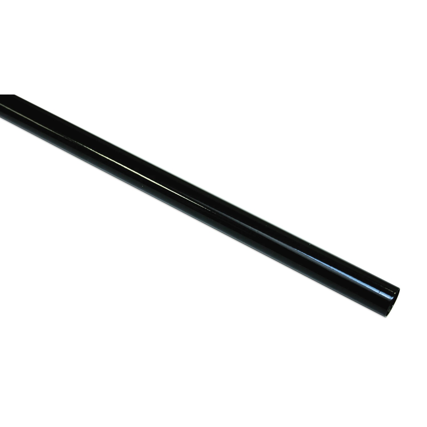 E-shop GARDINIA Záclonová tyč Chicago čierna pr. 20 mm x 160 cm