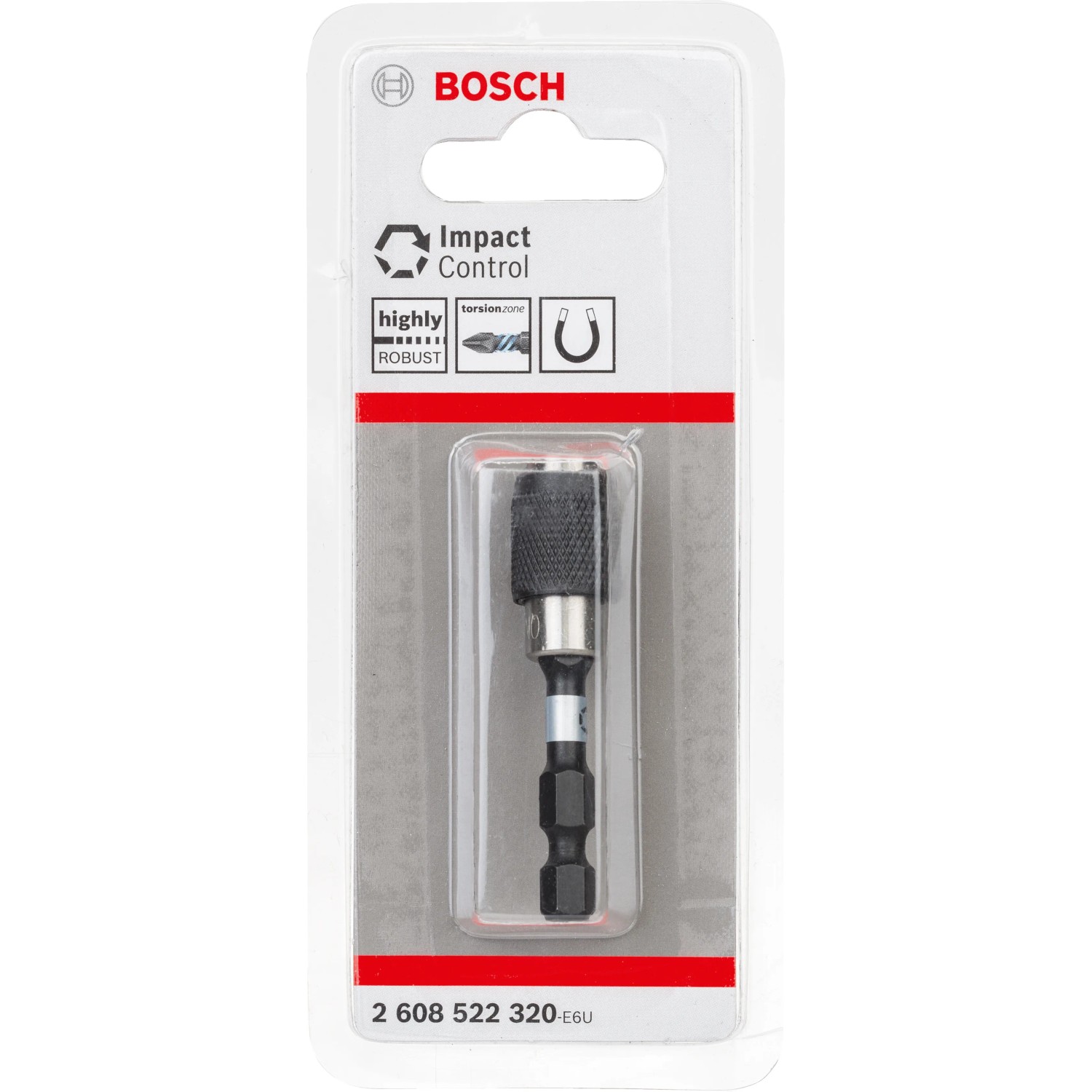 E-shop Bosch Rýchloupínací držiak bitov Impact Control, 1/4", 60 mm