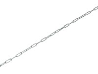 LUX-TOOLS Reťaz dlhočlánková okrúhla galvanicky pozinkovaná, pr. 4 mm x 5 m