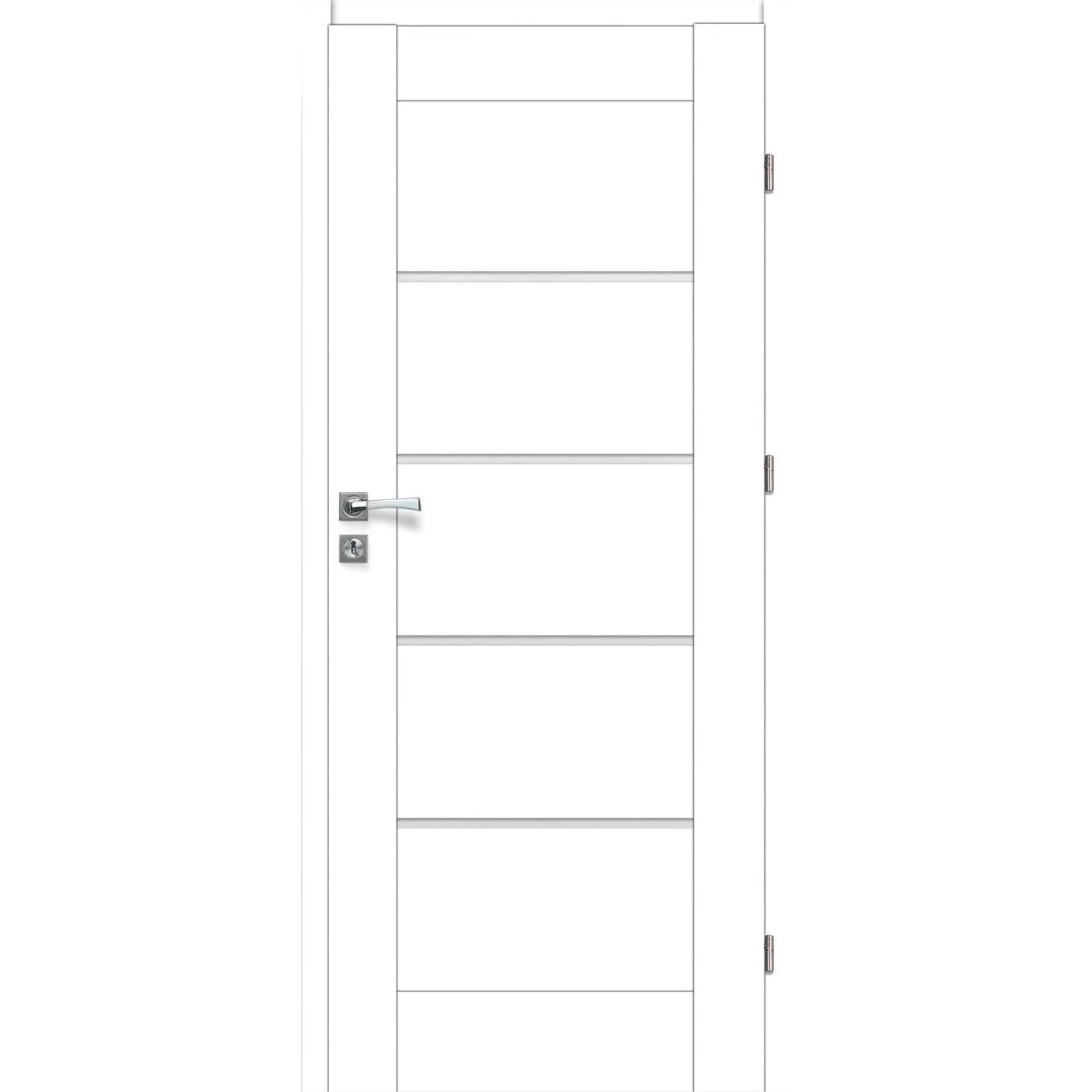 E-shop Voster Rámové falcové interiérové dvere VINCI 10, fólia Finish, biela, 70 P