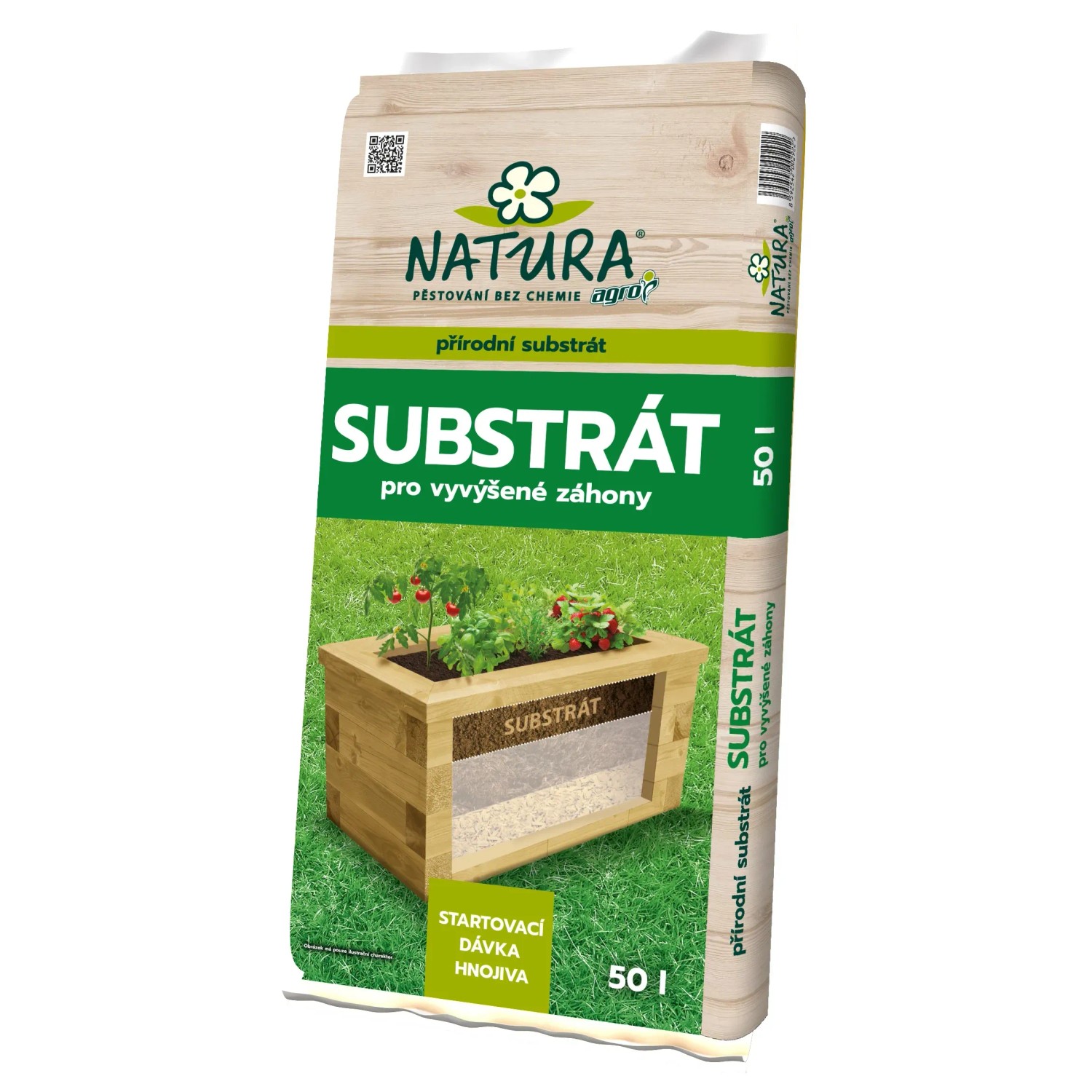 E-shop NATURA Prírodný substrát pre vyvýšené záhony 50 l