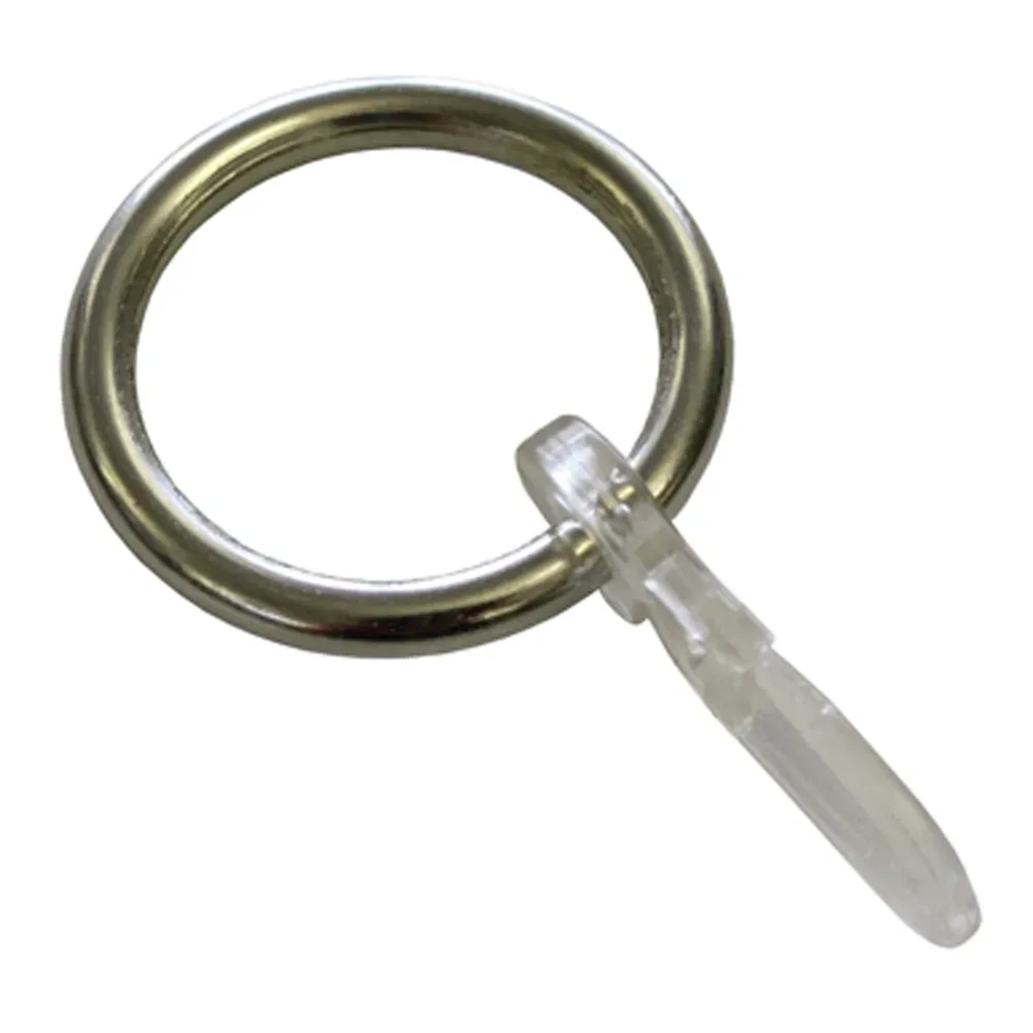 E-shop Gardinia Záclonové krúžky s háčikmi na záclony nerezové pr. 27/35 x 4 mm, 6 ks
