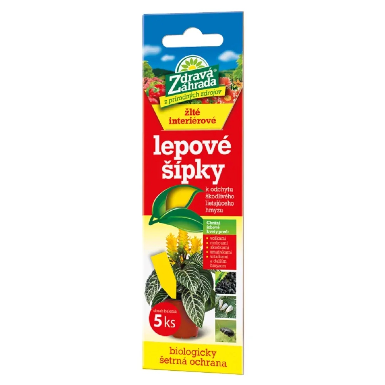 E-shop Zdravá záhrada Žlté lepové šípky 5 ks