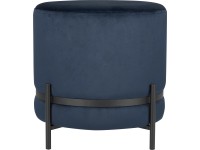 Stolička Dark Wonder tmavo modrá pr. 43 cm x výška 40 cm